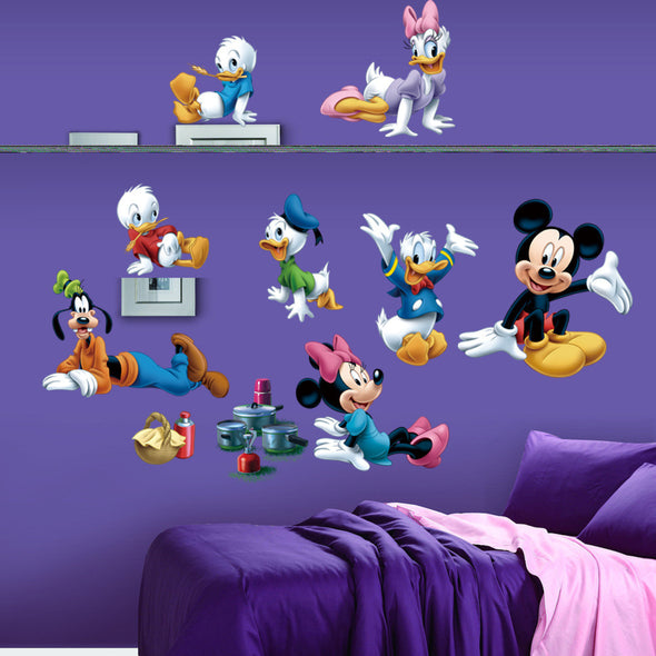 Cartoon Donald Duck Mickey Animated Wall Stickers