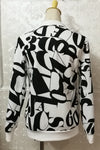 Print Baseball Uniform Short Coat