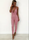 Sexy Bandag Sling Slim Jumpsuit