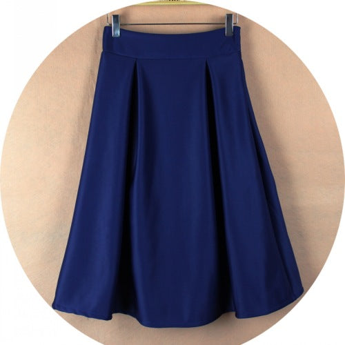 Women's High Waist Umbrella Skirt