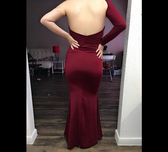 Women's Long Sleeve Evening Dress