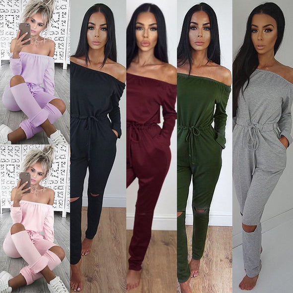 Women's slim jumpsuits