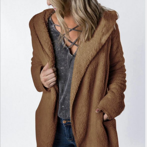 Sexy Slim Hooded Cardigan Jacket