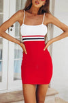 Spaghetti Strap Sleeveless Bodycon Mini Dress