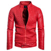 New Large Size Leather Men's Jacket