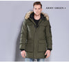 Solid Color Pocket Hooded Jacket Down Jacket