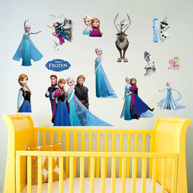 Cartoon Ice Romance Wall Sticker