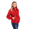 Solid Color Zipper Collar Short Women's Coat