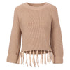 Fashion Tassel Round Neck Long Sleeve Sweaters