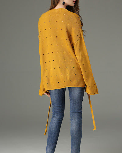 Long Sleeve O-Neck Loose Sweater