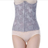 Women's Printed Zipper Corset