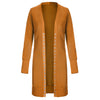 Fashion Pure Color Button Cardigan Outwear