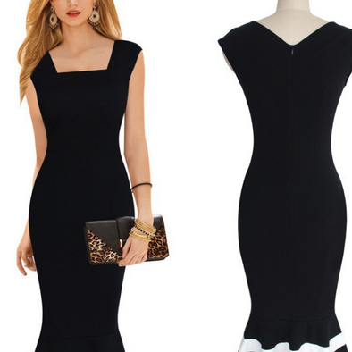 Elegant Fishtail Sleeveless Party Dress