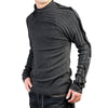 Solid Color Slim Stand Collar Pullover Sweater