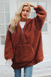 Plush Velvet Padded Loose Sweatshirt