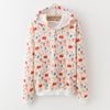 Coral fleece Printing Long Sleeve Hoodies