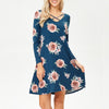 Women's O-neck Loose Dress