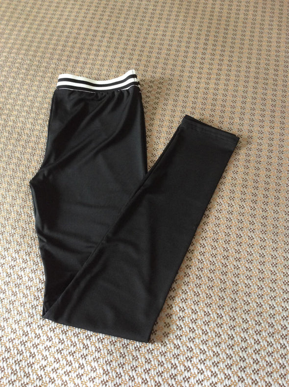 Casual Solid Color High Waist Trousers Leggings