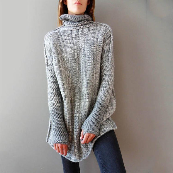 Turtleneck Loose Knitting Sweater