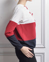 Cross-Tie Long-Sleeved Loose Sweatshirt