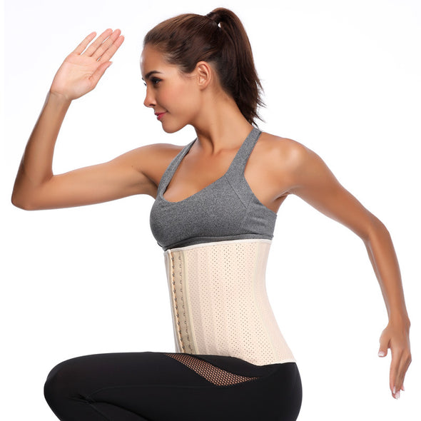 Simple Abdomen Shaping High Waist Girdle Corset