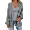 Fashion Bat Sleeve Thin Knit Women's Cardigan