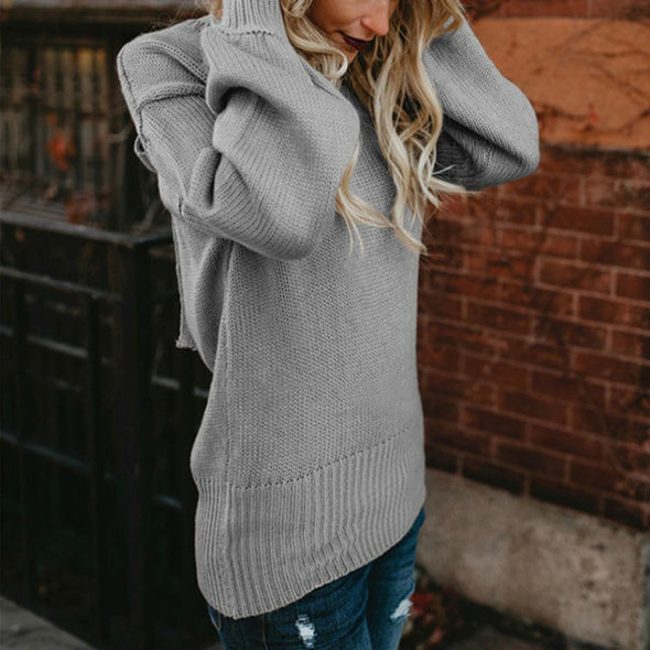 Open Back Long Sleeve Bow Sweater