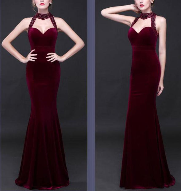 Fishtail Slim Sexy Evening Dress