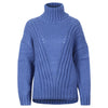 Split High Neck Collar Long Sleeve Sweaters