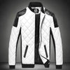 Fashion Trend Diamond Men's Leather Jacket