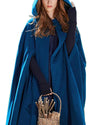 New Hooded Cloak Woolen Coat