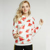 Coral fleece Printing Long Sleeve Hoodies