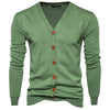 New Fashion Simple Solid Color Men's Knit Cardigan