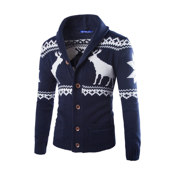 New Men's Deer Sweater