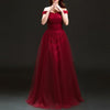 Slim Bride Wedding Party Evening Dress