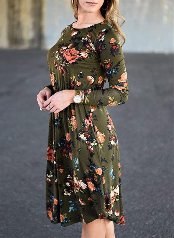 Casual Long Sleeve Dress