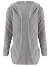 Sexy Slim Hooded Cardigan Jacket