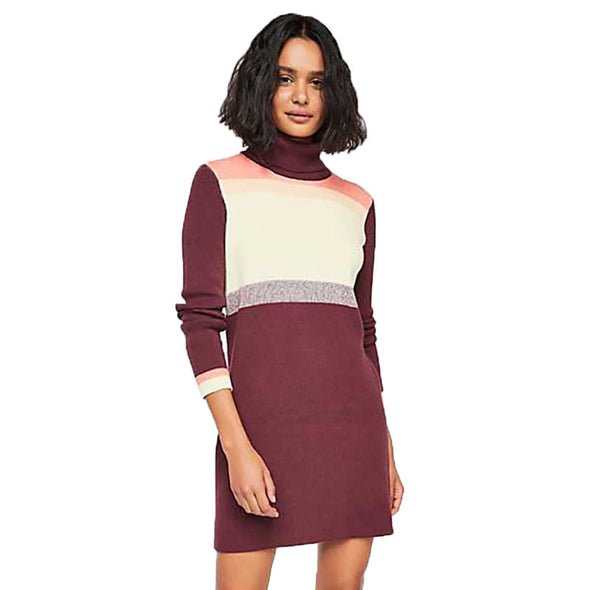 Women's  knitted long-sleeved dress