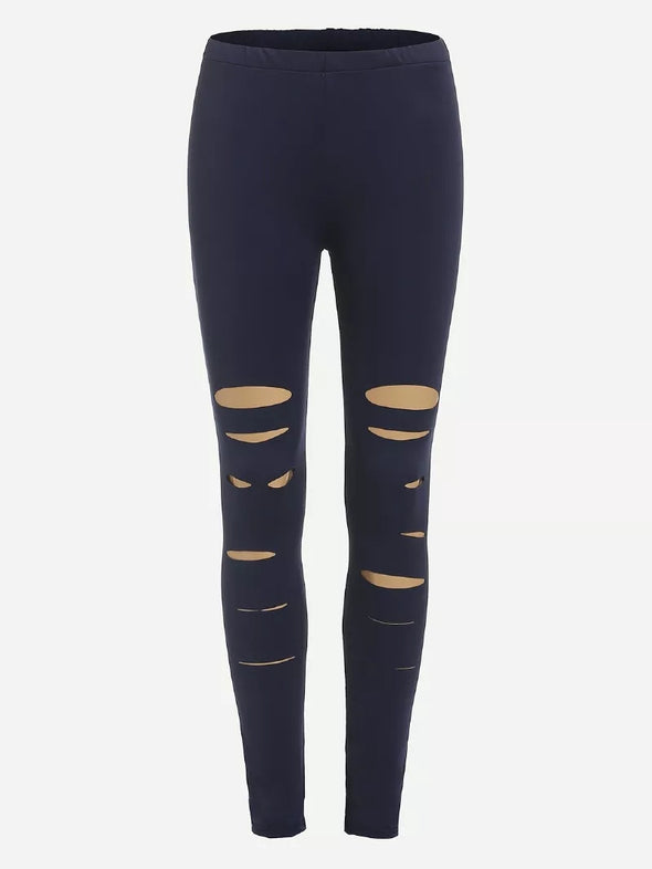 Women's solid color leggings