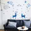 Removable Blue Elk Wall Sticker