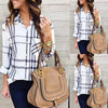 Women's Long Sleeve Plaid Fashion Shirt