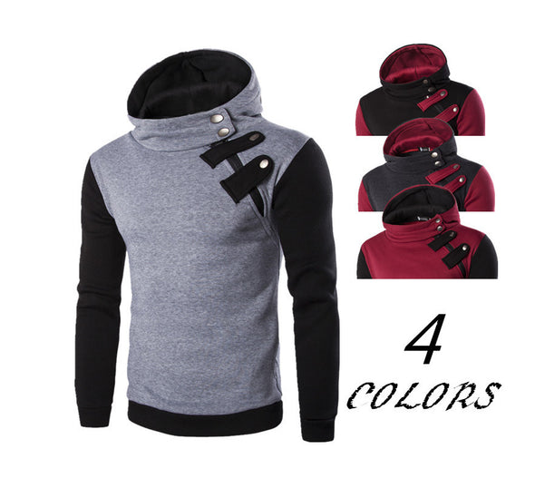 Fashion Stiching Casual Hoodies