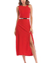 Women's Sleeveless Slim Evening Dress