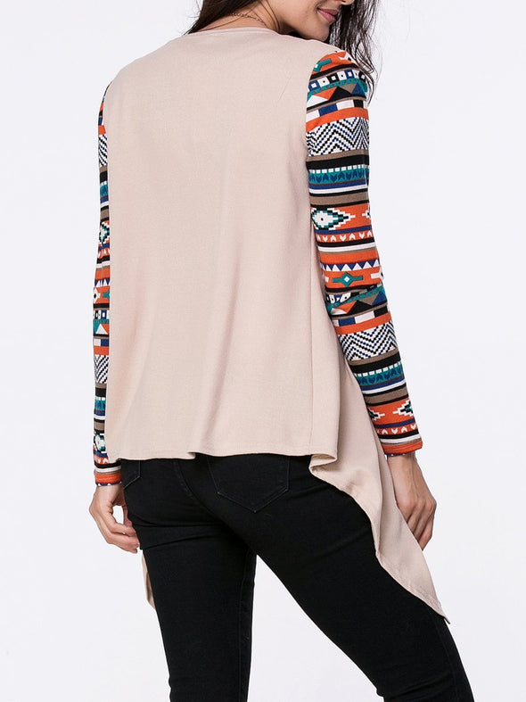 Printed  Long Sleeve Cardigans