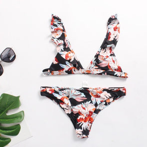 All Seasons Popular Print Fashion Bikinis