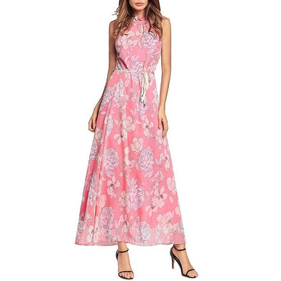 Cold Shoulder Print  Off Shoulder Bandage  Maxi Dresses