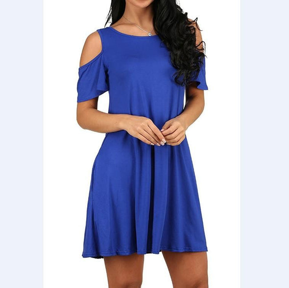 Cotton Strapless Comfortable Vacation Dresses