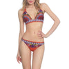 Bohemian Style Vintage Print Bandage Bikinis