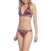 Bohemian Style Vintage Print Bandage Bikinis