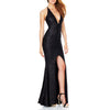 Elegant Straps Sequins Slim Evening Dress